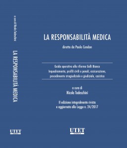 La responsabilità medica, nuova edizione a cura dell'Avv. Nicola Todeschini